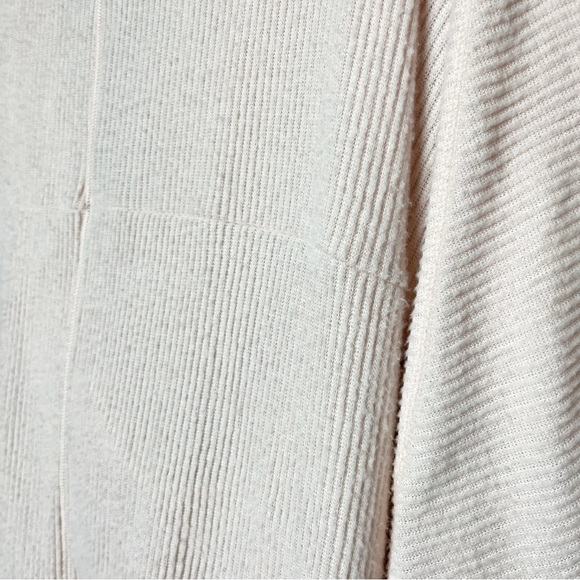 Free People Cozy With You Surplice Pullover Sweater XS lightweight pastel ribbed - Picture 7 of 13
